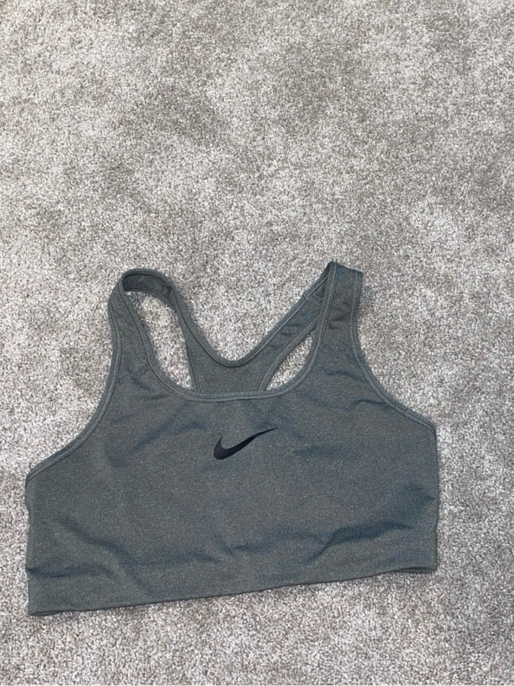 Nike Sports Bra Bundle Swoosh Medium Support Gray And Purple Size L Not Padded